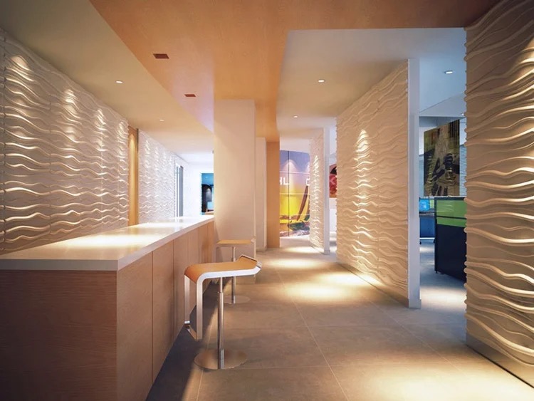 3D PVC wall panel